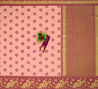Elegant Pink & Magenta Banarasi Jari Silken Saree with Gold Zari – Bridal & Festive Wear